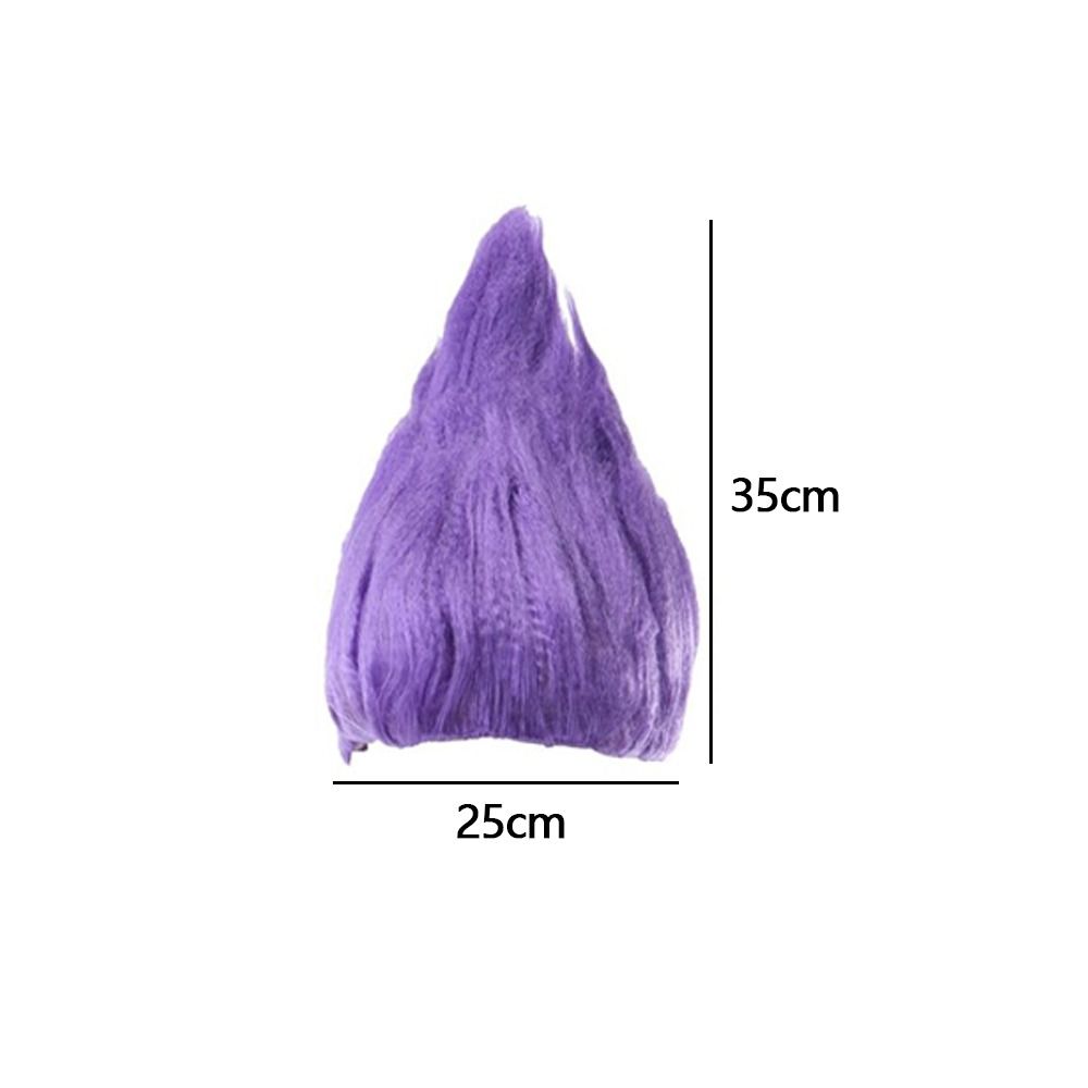 K drát / P drát Elf Pixie paruka Troll styl vlasy paruky vysoce kvalitní kreslený cosplay pro dospělé