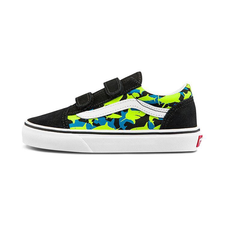 

Vans Холщовые Повседневные Прочные Низкие Детские Кеды для Скейтбординга Детские Кроссовки Черный Зеленый Синий VN0A4BUV7T7 34