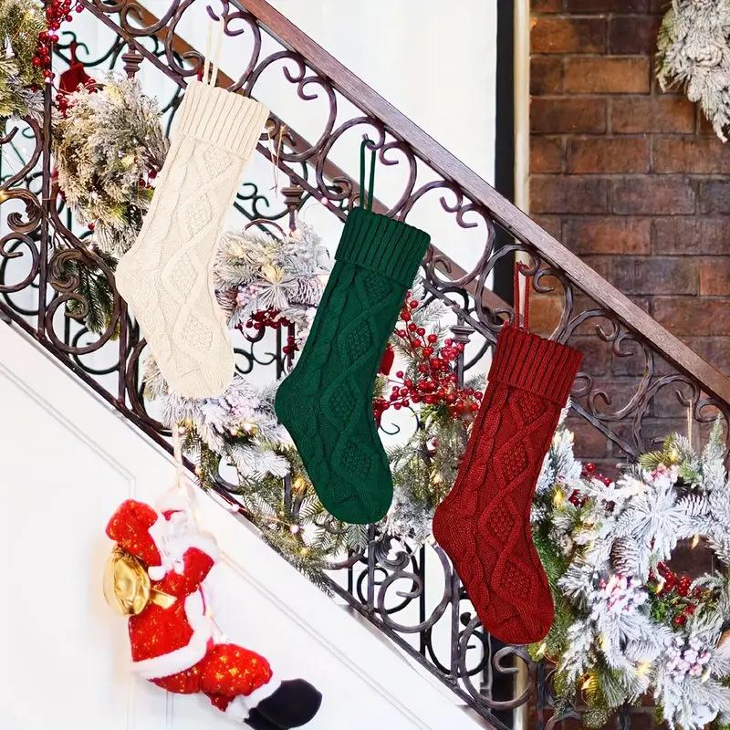 Custom Christmas Tree Decoration Large Stocking Christmas Craft Hanging Decoration for Christmas Socks Decoration Kids