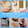 L74D 12 Couleurs Marqueurs Lavables pour Colorier les Animaux pour Chiens Chats Stylos d'Art Ensemble Brosse de Toilettage pour Chats Fournitures pour Animaux