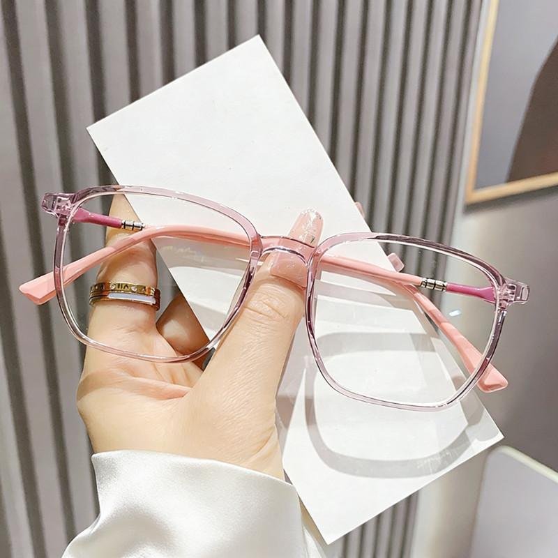 Anti-blue Light Glasses Reading Glasses Trendy Women's Large Frame Glasses Frame Fashionable Reading Glasses