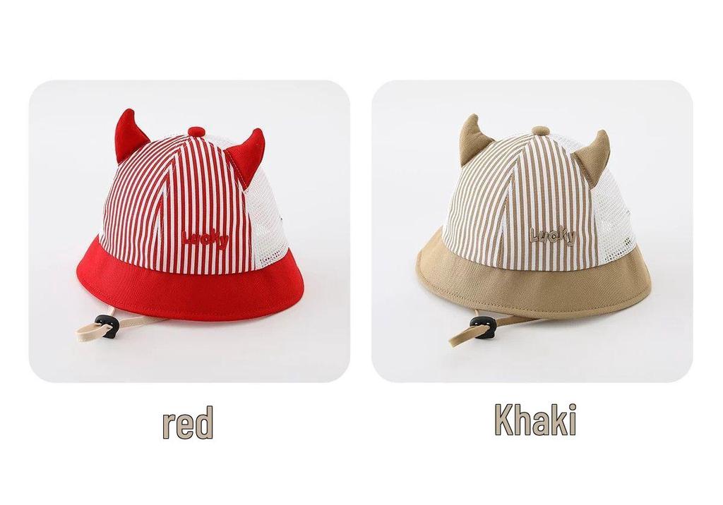 Breathable Mesh Summer Baby Bucket Hat - Sun Protection for Boys & Girls