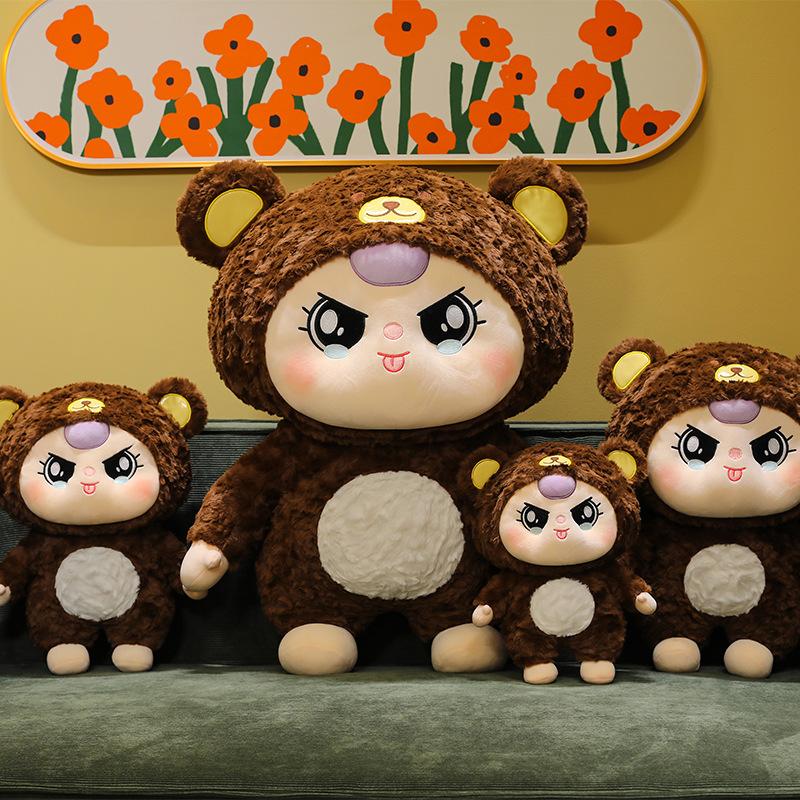 New baby three-year-old throw pillow plush toy doll lop ear creative doll rabbit doll