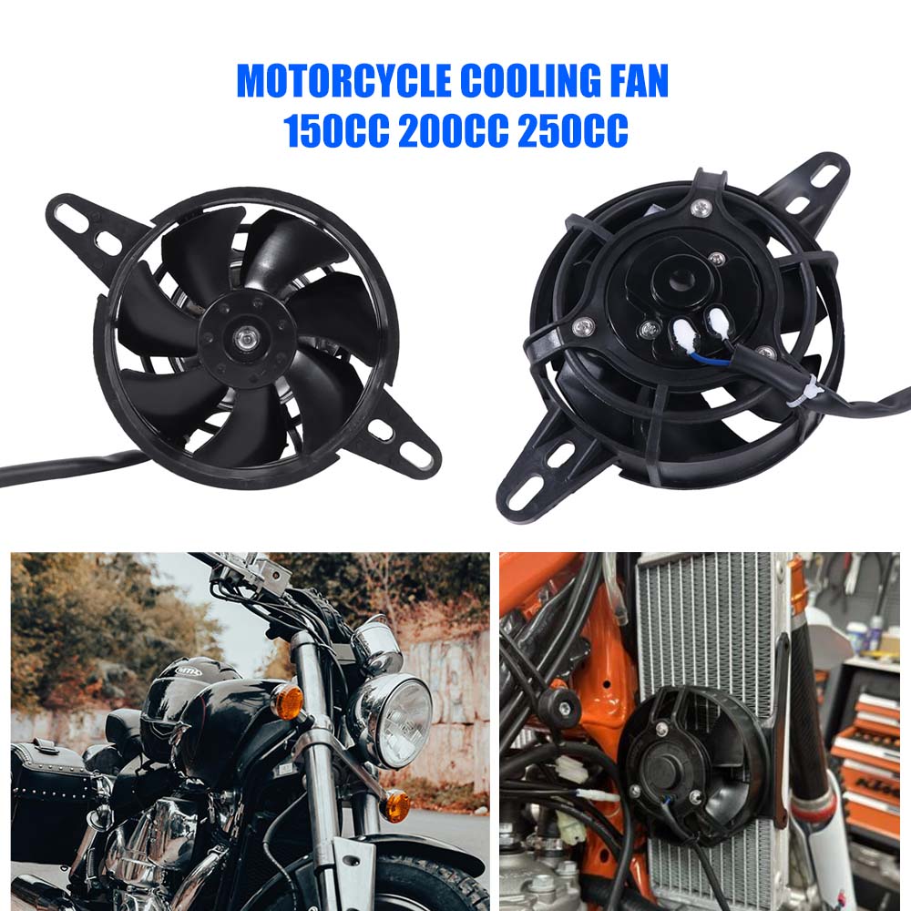 Radiator Oil Cooler Fan Parts Water Cooler High Performance Motorcycle Cooling Fan  Quad