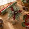 Christmas Wreath with Star Berries and Needles Tree Topper Decor