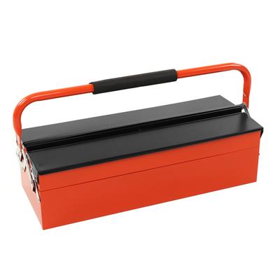 Boîte de rangement d'outils en porte-à-faux 2 niveaux 3 plateaux 530 mm Épaissie Pliante Boîtier de rangement Portable en porte-à-faux