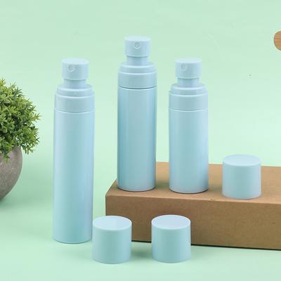 60/75/100ml Plastik Sprühflasche Nebelzerstäuber Sprüher Undurchsichtig Blau Drucktyp Pumpe Parfüm Nachfüllbar Flasche Reisebehälter