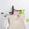 Aluminum Swivel Towel Rack Thicken Design Swing Arm Towel Rack  Bathroom Kitchen Laundry Room