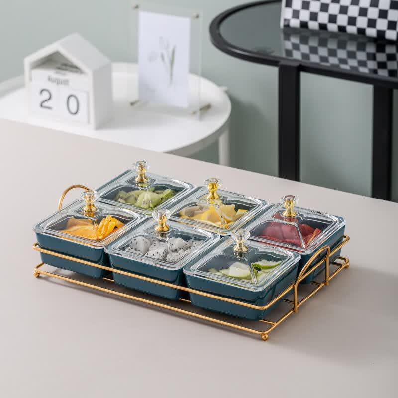 WUHE Melamine Divided Serving Platter