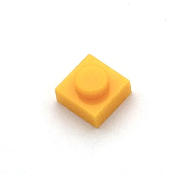 High-Standard 100Pcs/Lot Self-Assembly Top-Grade Assembly-Bricks Top-Grade Assembly Construction Pieces First-Class Thin Top-Grade 1X1 High-Standard