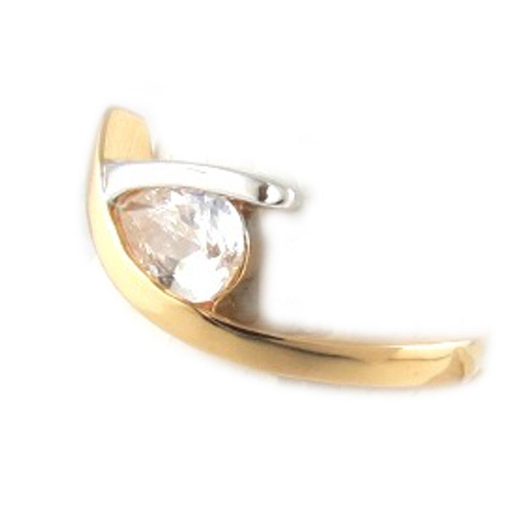 2 Tone 'Câlin' Gold Plated Ring