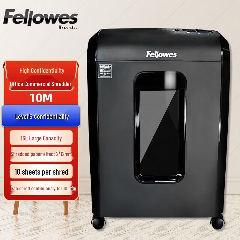 

Fellowes 10M High-Security Cross-Cut Shredder CN plug (adapter included)