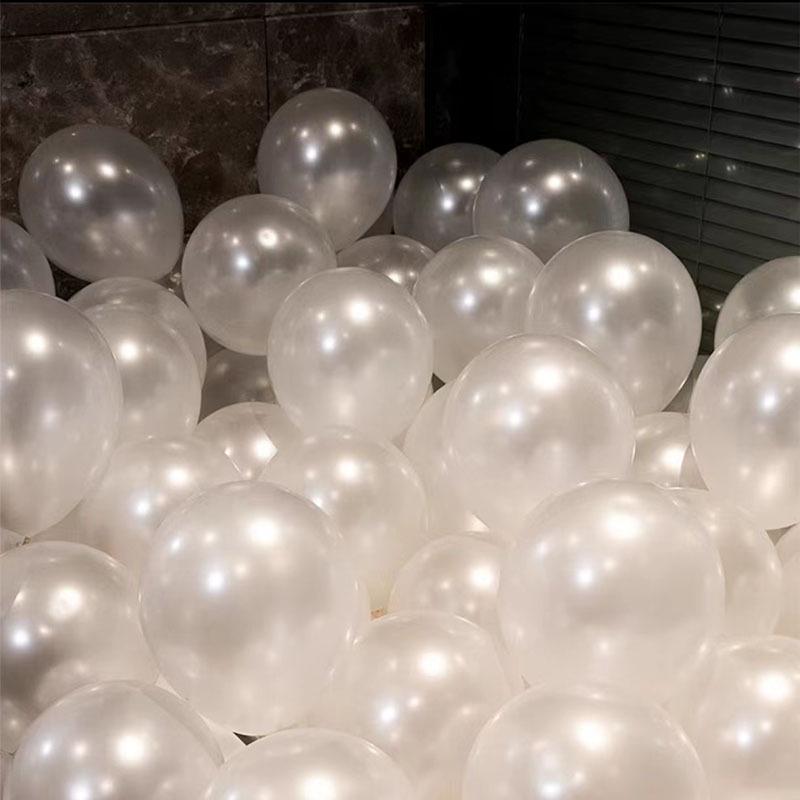 100Pcs/Pack 10 Inch Latex Balloon Pure Color/mixed Color Pearl Balloons Wedding Party Decoration Baby Shower Ballon Child Toy