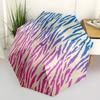 1 PC Automatic Folding Umbrella -Animal Texture patternPattern,Portable & Foldable Design with 8 Ribs,Christmas Birthday Gifts