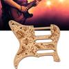 Electric Guitar Pickguard Maple Wood Carving Anti Scratch Guard Plate for ST Guitar