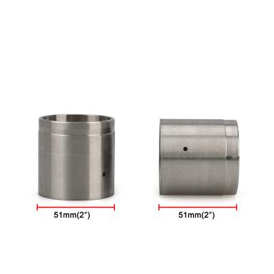 Aanhanger Lager Beschermers 4 STuks Roestvrij Staal Wielnaaf Lager Beschermers Centerkappen Beschermer met 1,98 inch Diameter voor