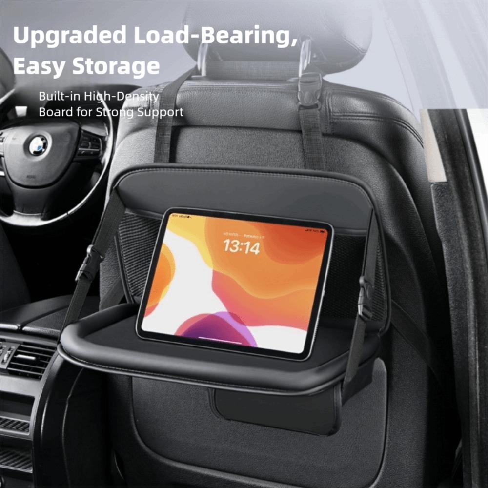 Food Tray Foldable Car Backseat Table Large Capacity Car Work Dining Table  Car interior