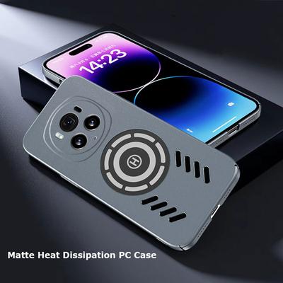 Für Honor Magic 6 5 4 3 Magic6 Magic5 Lite Pro Rock Sand Ice Magnetische Wärmeableitung Mattes Anti-Fingerabdruck-PC-Gehäuse Atmungsaktive Kühlabdeckungsschale