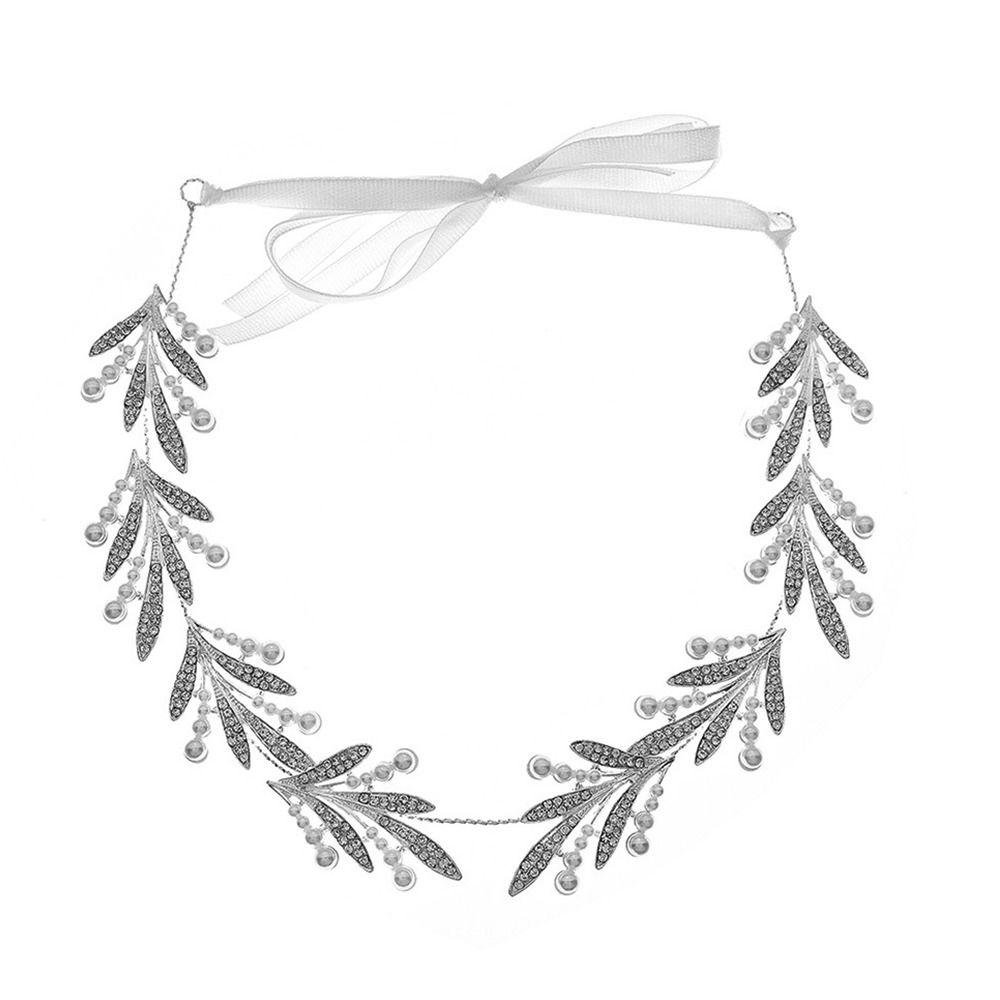 Damen Kopfschmuck Strass Blume Stirnband Braut Stirnband Haarschmuck Braut Blume Haarband