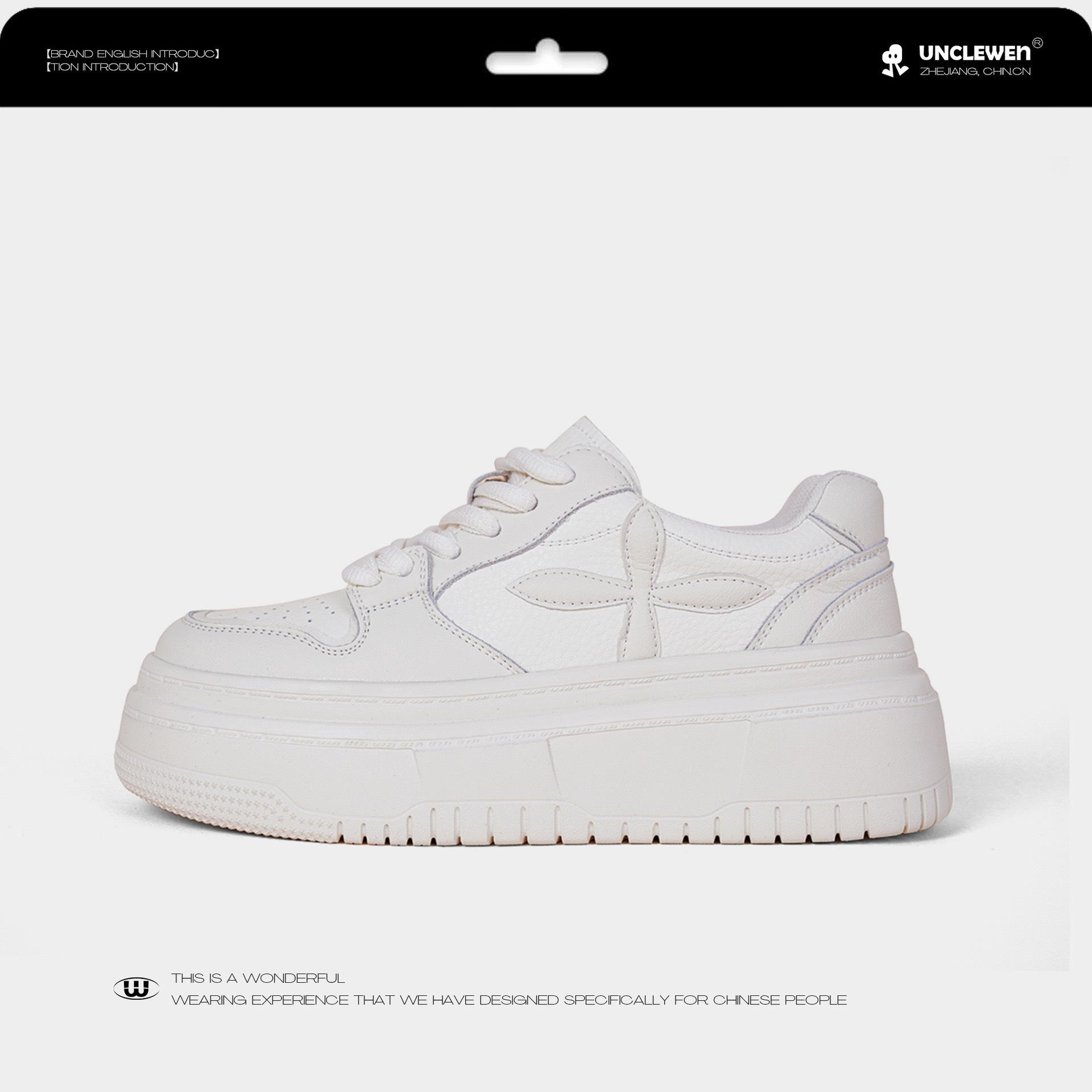 

Grape mother studiolee shows long legs, age reduction, round head lace-up board shoes, platform versatile height increase, small white shoes women 40 белый