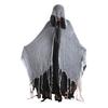 Halloween Hooded Cloak Medieval Renaissance Gothic Wizard Cape with Hood Scary Grim Reaper Cosplay Costume for Men Women