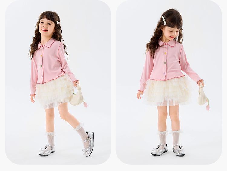 Dududu Home Spring Cardigan for Baby Girls - Girls' Dopamine Outerwear