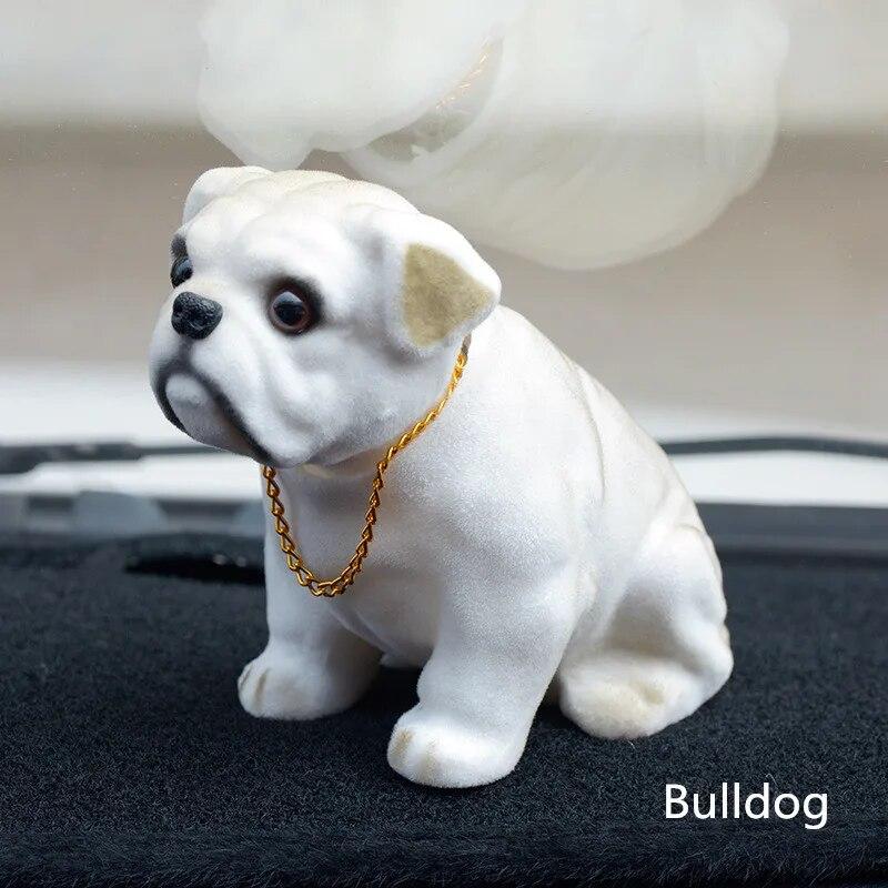 Bobble Head Dog Car Dashboard Doll Auto Shaking Head Toy Ornaments Nodding Dog Car Interior Furnishings Decoration Gift