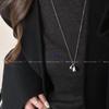 2025 Gold Water Drop Pendant Necklace: Elegant Long Chain for Women