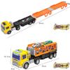 KeyAngel Car Toy Construction Vehicle New Catapult Type Light and Sound Boy Working Car Toy for 6 Years Birthday Gift Educational Truck Toy That Can
