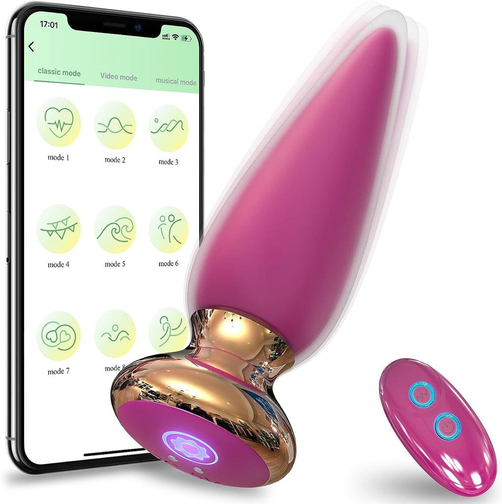 Anal Electric Anal Remote Vibrating Rotor Eve Anal Smartphone App Remote Vibrating Electric Remote Adult VibuoTek Vibrator, Vibrator, Controlled, -