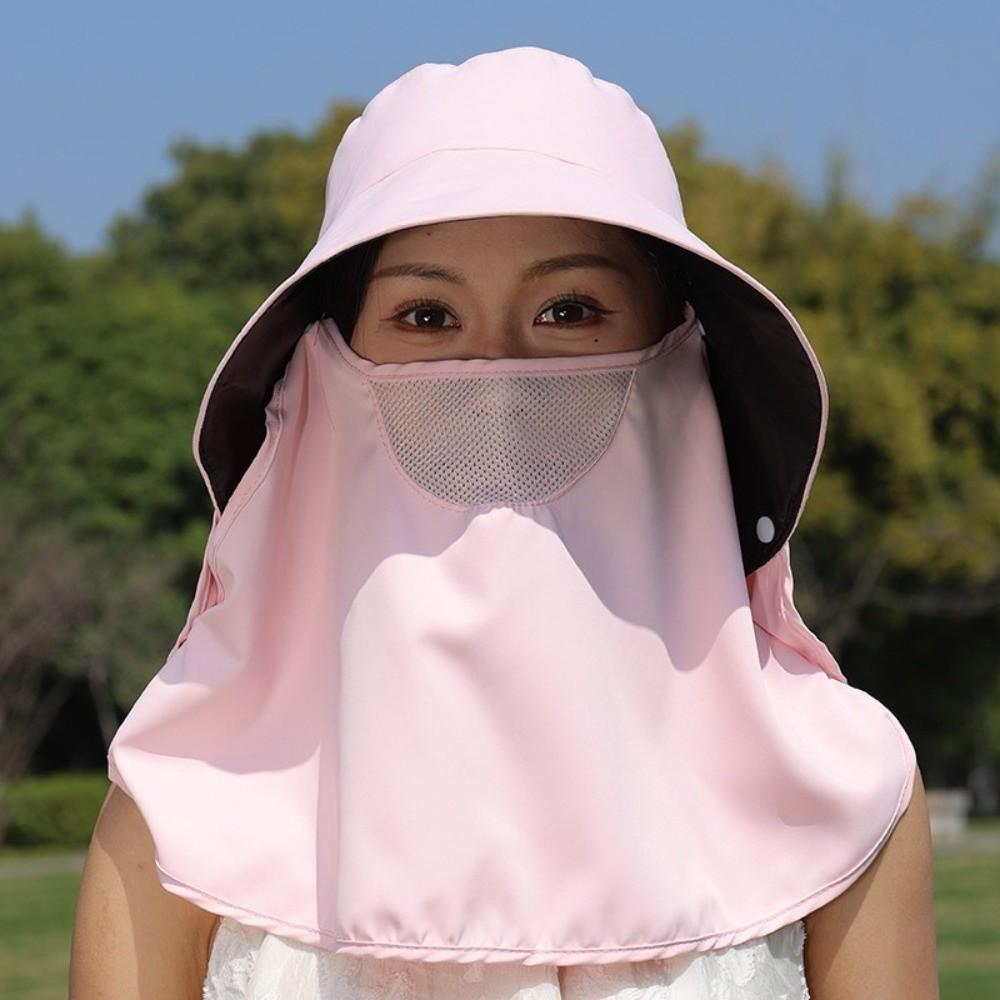Anti-UV Sun Hat Adjustable Safari Cap New Bucket Hat Men