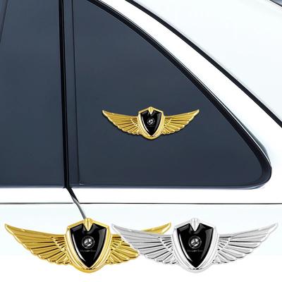 1Pcs Metal Car 3D Eagle Angel Wings Logo Trunk Fender Sticker For Mercedes Benz A180 A200 A260 W203 W210 W211 W204 C E S CLS