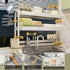 Stainless Steel Multifunctional Kitchen Sink Dish and Bowl Storage Rack