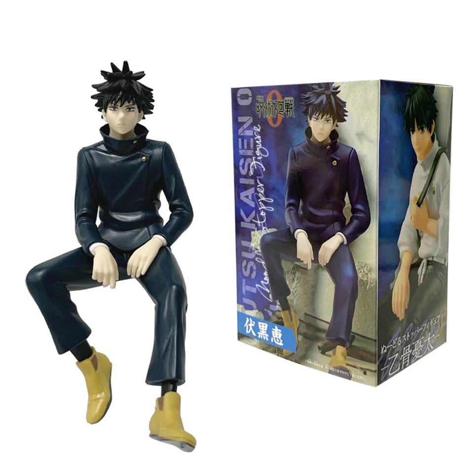 Neu 2 Stile Jujutsu Kaisen Sitzende Geto Suguru Satoru Gojo Figur Anime Cool Desktop Ornamente Puppen Sammlung Modell Geschenke