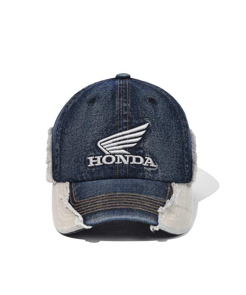 PHYPS MOTORCYCLE Vintage Cutoff Cap Dark Navy