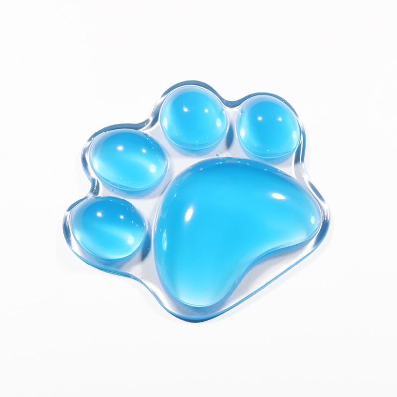 "Transparent Silicone Cat Claw Wrist Pad: Comfortable, Creative, and Cool for Office Use"