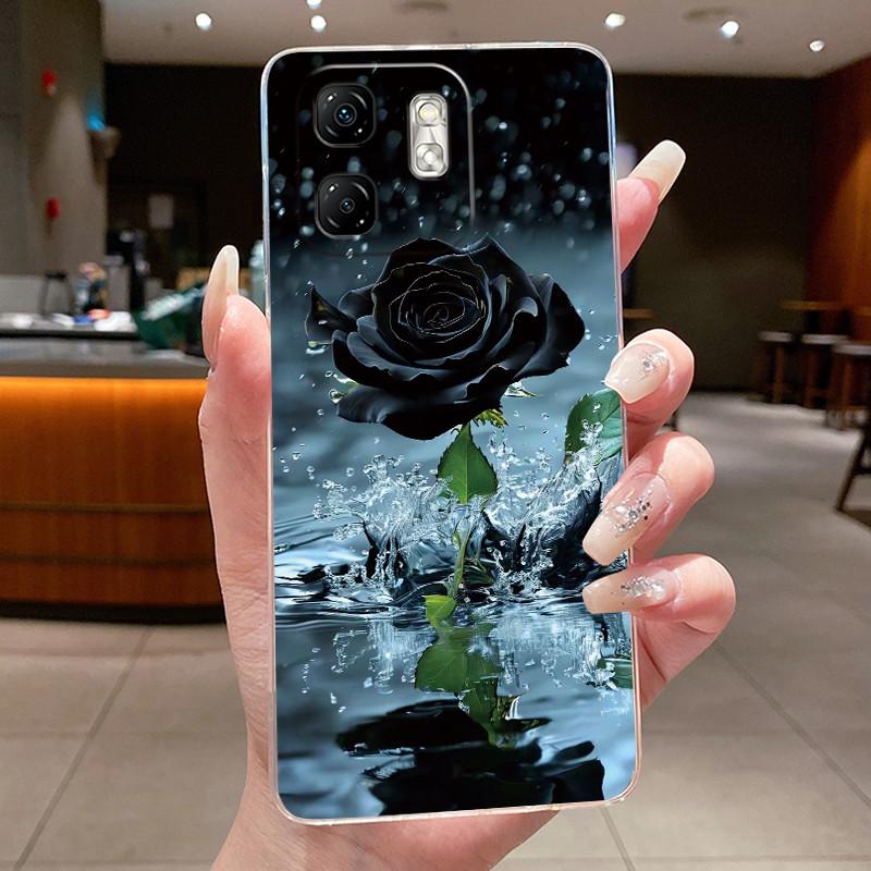 For Infinix Smart 9 X6532 Case Infinix Hot 50i Cover X6531 X6531B Silicone Luxury Dragon Cute Cool Boys Girls Transparent Bumper