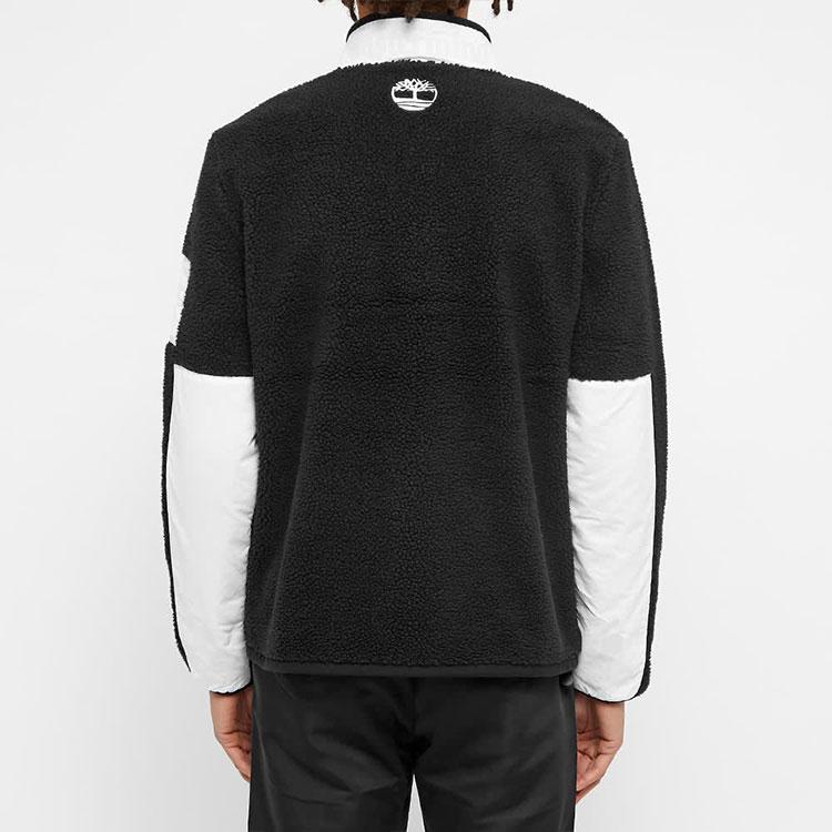 Timberland X Mastermind World Color Block Pocket Fleece Lined Logo Jacket Men Jacket Black A28ZA-N92