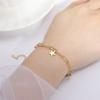 Cazador Stainless Steel Trendy Star Charm Double Chain Bracelet for Women Bracelets on Hand Jewelry 2025 Birthday Gift Wholesale