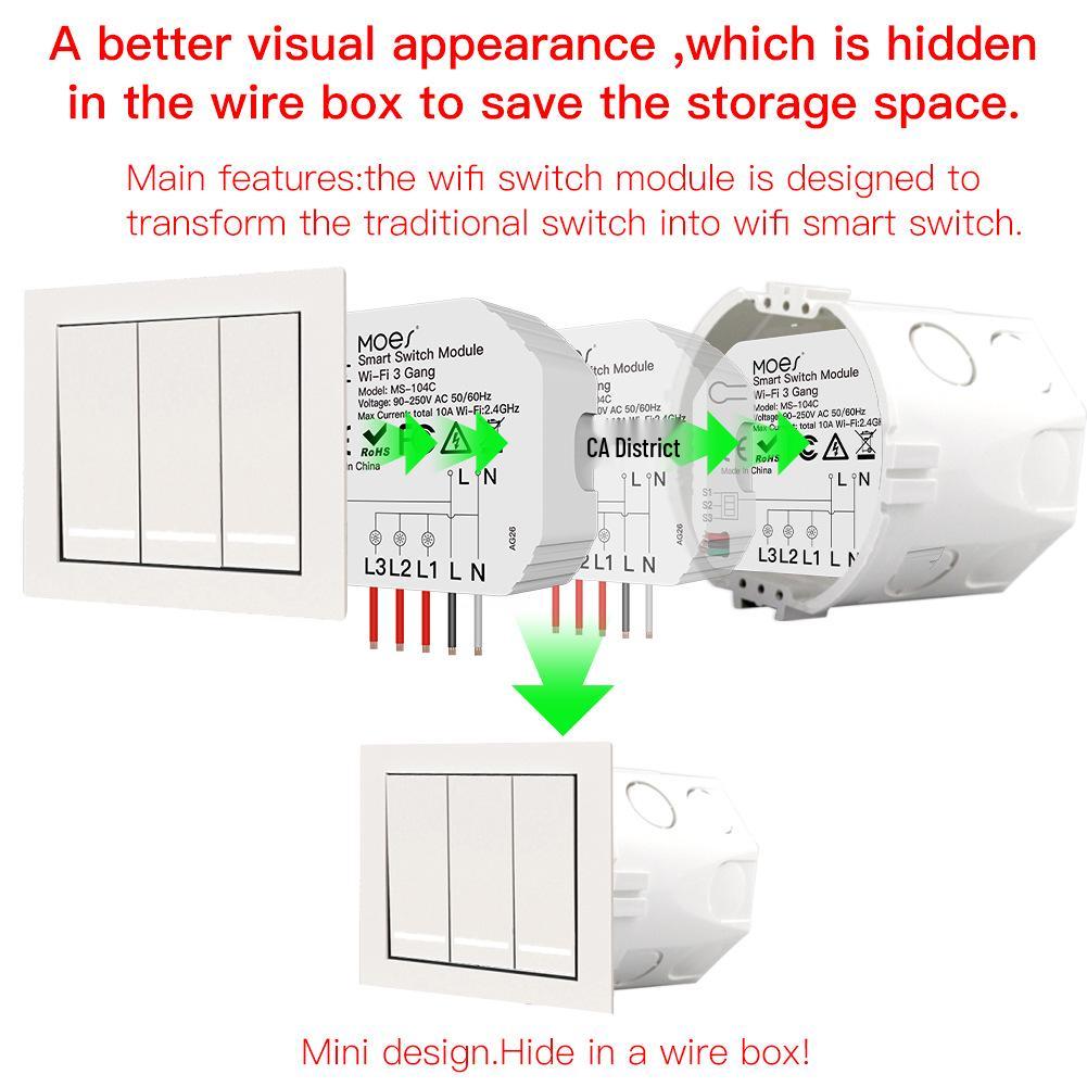 Doodle Smart WiFi Light Switch w/ App Timer & Voice Control (Alexa)
