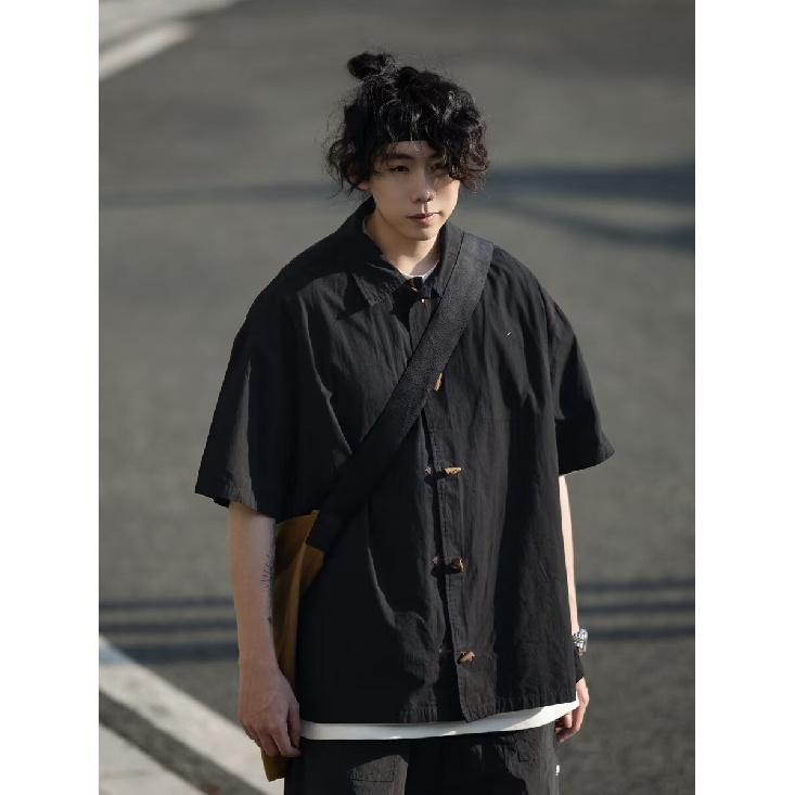 Polo z krótkim rękawem z kołnierzykiem na stójkę Męskie Modna Marka Letni T-shirt Wersja Koreańska Slim Fit Modny Wszechstronny T-shirt Top