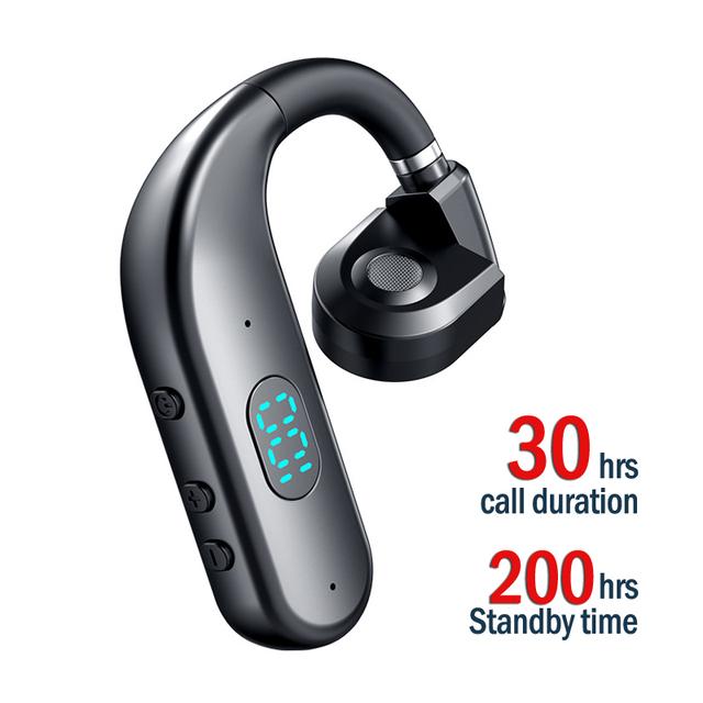 

Беспроводные Bluetooth-наушники с микрофоном, наушники с костной проводимостью, гарнитура с шумоподавлением для вождения Audifonos чёрный