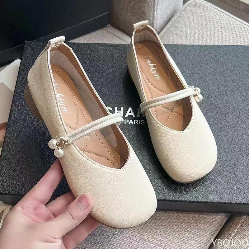 Fashion Temperament single shoe women's spring new gentle versatile style low heeled shoes simple comfortable women's shoes