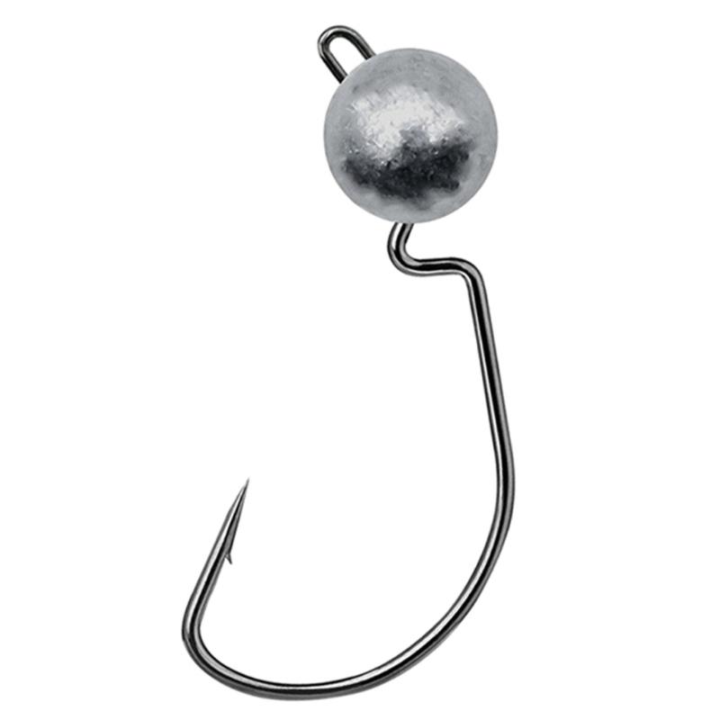 10Pcs Fishing Rig Hook for Saltwater Weighted Fishing Hook, Professional Fishing Weedless Weighted Hook