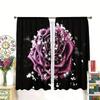 Crystal Rose Patterned Printed Curtains Bedroom Living Room Home Decoration Made Of Polyester Great Decor