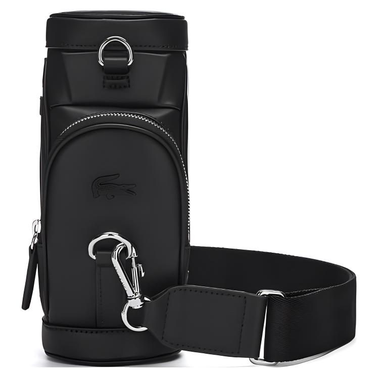 Lacoste Fashionable Versatile PU Chest Bag Small Women bags Black NF4616MD000 Black,Small