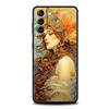 Phone Case for Samsung Galaxy S25/S24/S23/S22/S20/S21/FE/Ultra/S10/S10E/S9/Plus/5G Soft TPU Cover Art Poster ALPHONSE MUCHA Bags