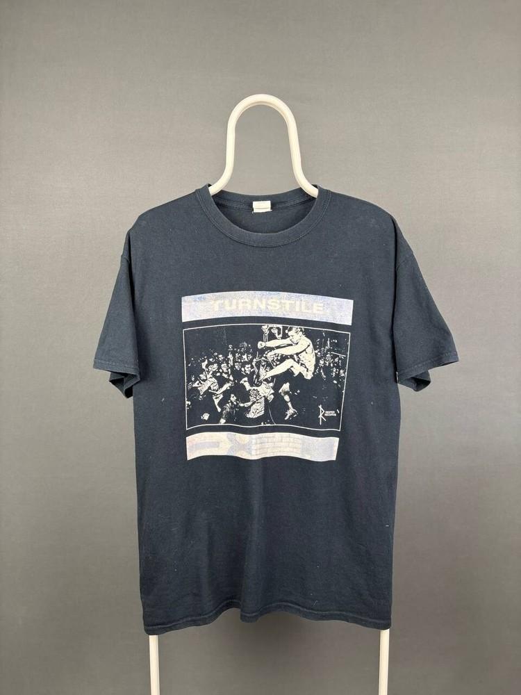 

Turnstile Band TShirt Vintage Size L Gildan Unisex T-Shirt XXL