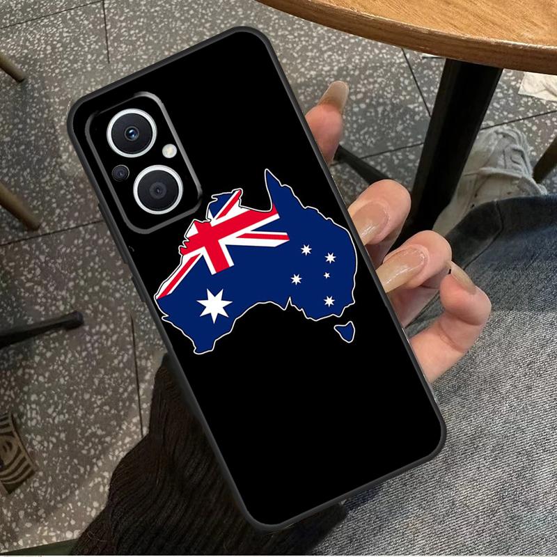 Australien Flagge Für OPPO Reno 14 13 12 11 10 Pro 8T 11F 12F 13F 14F 7 8 Lite OPPO Find X8 X6 X5 X9 Pro Hülle