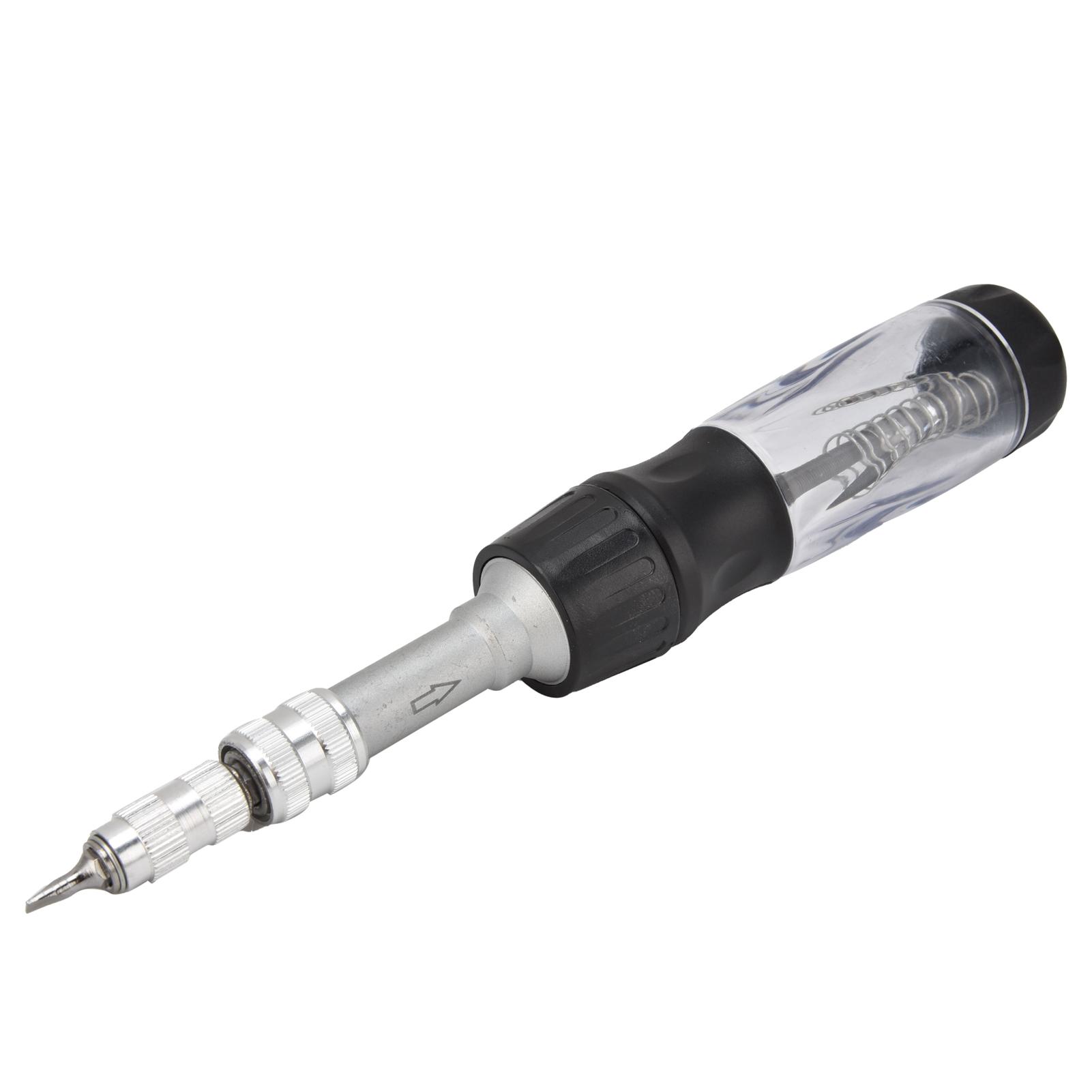 

Набор отверточных бит из хромованадиевой стали с универсальной шланговой трещоткой